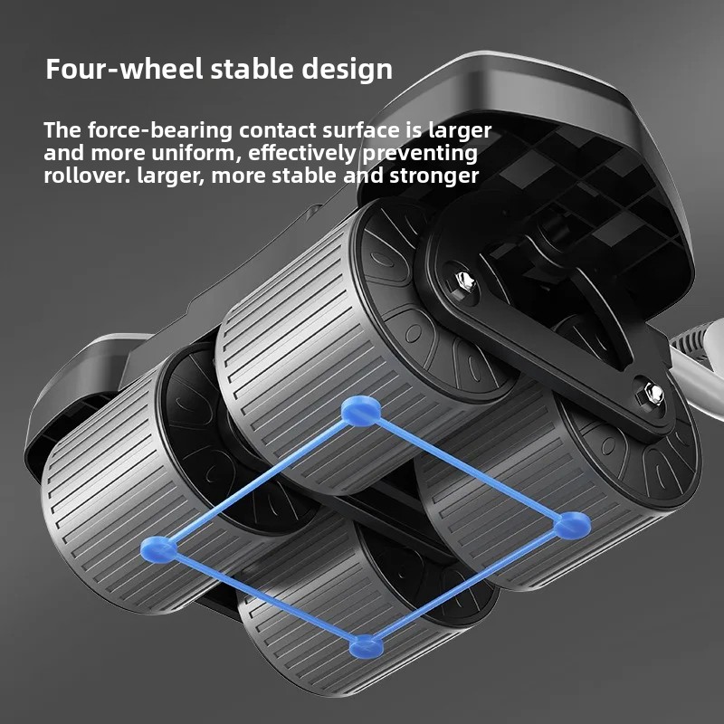 Ab Roller Wheel With Elbow Support - 4륜 팔꿈치 지지대 복부 롤러 회전